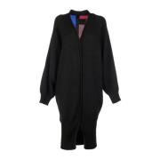 Oversized Logo-Applique Cardigan Circus Hotel , Black , Dames