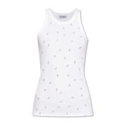 Top met logo The Attico , White , Dames