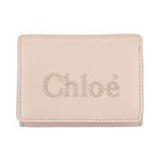 Roze Trifold Mini Portemonnee Chloé , Pink , Dames