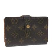 Pre-owned Canvas wallets Louis Vuitton Vintage , Brown , Dames