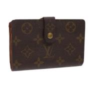 Pre-owned Canvas wallets Louis Vuitton Vintage , Brown , Dames