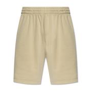 Shorts met logo patch Burberry , Beige , Heren