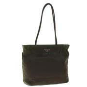 Pre-owned Nylon prada-bags Prada Vintage , Green , Dames