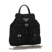 Pre-owned Nylon prada-bags Prada Vintage , Black , Dames