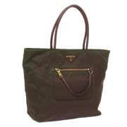 Pre-owned Nylon prada-bags Prada Vintage , Green , Dames