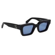 Zwarte zonnebril Oeri126 Virigil L Off White , Black , Unisex
