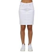 Stijlvolle Mini Rok Cover Dondup , White , Dames