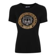 Stijlvolle T-shirts en Polos Just Cavalli , Black , Dames