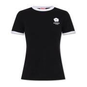 T-shirt met logo Kenzo , Black , Dames