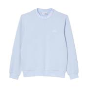 Zwart Sweatshirt met Dubbelzijdige Kraag Lacoste , Blue , Heren