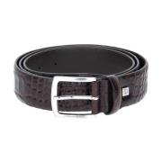 Stijlvolle Taille Riem Piquadro , Brown , Heren