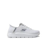 Flex Sneaker - Wit Grijs Skechers , White , Heren