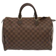 Pre-owned Canvas louis-vuitton-bags Louis Vuitton Vintage , Brown , Da...