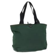 Pre-owned Nylon prada-bags Prada Vintage , Green , Dames