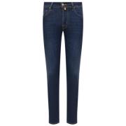 Slim Fit Donkerblauwe Bard Jeans Jacob Cohën , Blue , Heren