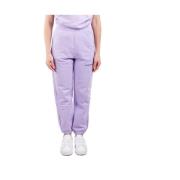 Hoge taille sweatpants met logo Hinnominate , Purple , Dames