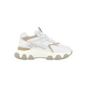 Witte Hyperactive Leren Sneakers Hogan , Multicolor , Dames