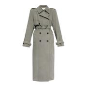 Denim Trench The Attico , Gray , Dames