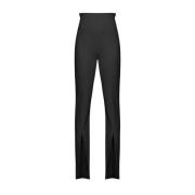 Stretch Crepe Broek Pinko , Black , Dames