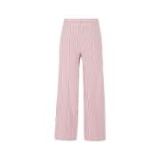 Gestreepte Cropped Broek Marella , Pink , Dames