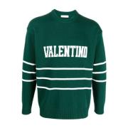 Stijlvolle Gebreide Top Valentino , Green , Heren