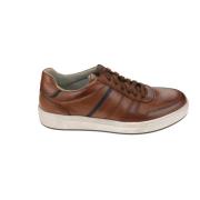 Gecertificeerd Leren Heren Wandelsneakers - Bruin Gabor , Brown , Here...