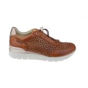 Geperforeerde Bruine Sneaker Pikolinos , Brown , Dames