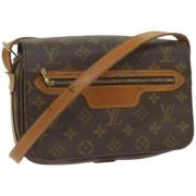 Pre-owned Canvas louis-vuitton-bags Louis Vuitton Vintage , Brown , Da...