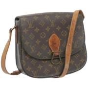 Pre-owned Canvas louis-vuitton-bags Louis Vuitton Vintage , Brown , Da...