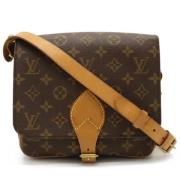 Pre-owned Canvas shoulder-bags Louis Vuitton Vintage , Brown , Dames