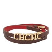 Pre-owned Leather bracelets Carolina Herrera Pre-owned , Brown , Dames