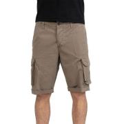 Nick Cargo Shorts Donker Beige 40Weft , Brown , Heren