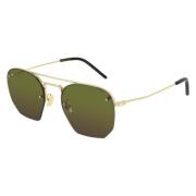 Groene Lens Zonnebril SL 422-005 Saint Laurent , Yellow , Heren