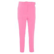 Dames Crêpe Riem Broek YES ZEE , Pink , Dames