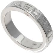 Pre-owned White Gold rings Bvlgari Vintage , Gray , Dames