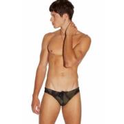 Camouflage Slip Zwemkleding Dsquared2 , Green , Heren