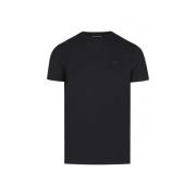 Essentials Katoenen T-Shirt Navy Emporio Armani , Blue , Heren