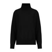 Puff Sleeve Sweater Emporio Armani , Black , Dames