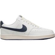 Retro Basketbalsneakers Wit Blauw Nike , White , Heren