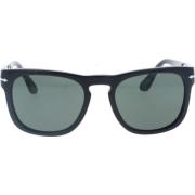 Klassieke Zwarte Zonnebril Persol , Black , Heren