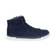 Blauwe Hoge Top Sneaker Boot Gabor , Blue , Heren