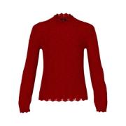 Ronde Hals Lange Mouw Trui Marella , Red , Dames