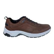 Bruine Leren Sneaker Gabor , Brown , Heren