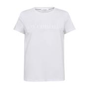 Geëmbosseerd Logo T-shirt Co'Couture , White , Dames