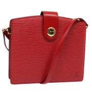 Pre-owned Leather shoulder-bags Louis Vuitton Vintage , Red , Dames