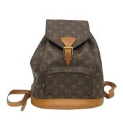 Pre-owned Canvas backpacks Louis Vuitton Vintage , Brown , Dames