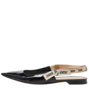 Pre-owned Leather flats Dior Vintage , Black , Dames