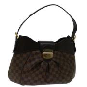 Pre-owned Canvas shoulder-bags Louis Vuitton Vintage , Brown , Dames