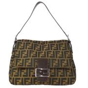 Pre-owned Canvas fendi-bags Fendi Vintage , Brown , Dames