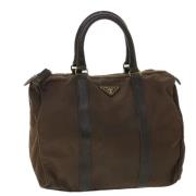 Pre-owned Leather prada-bags Prada Vintage , Brown , Dames